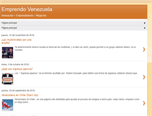 Tablet Screenshot of emprendovenezuela.net